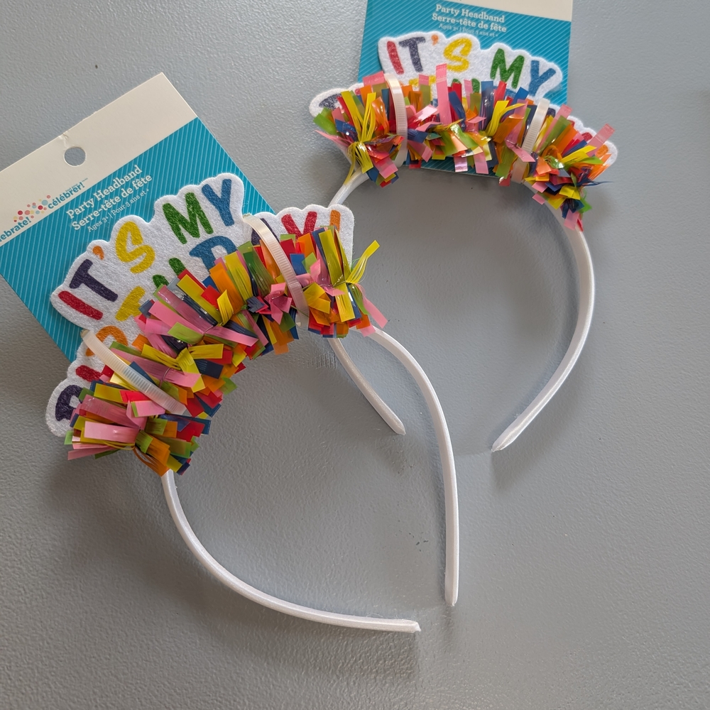 Colorful Birthday Headbands